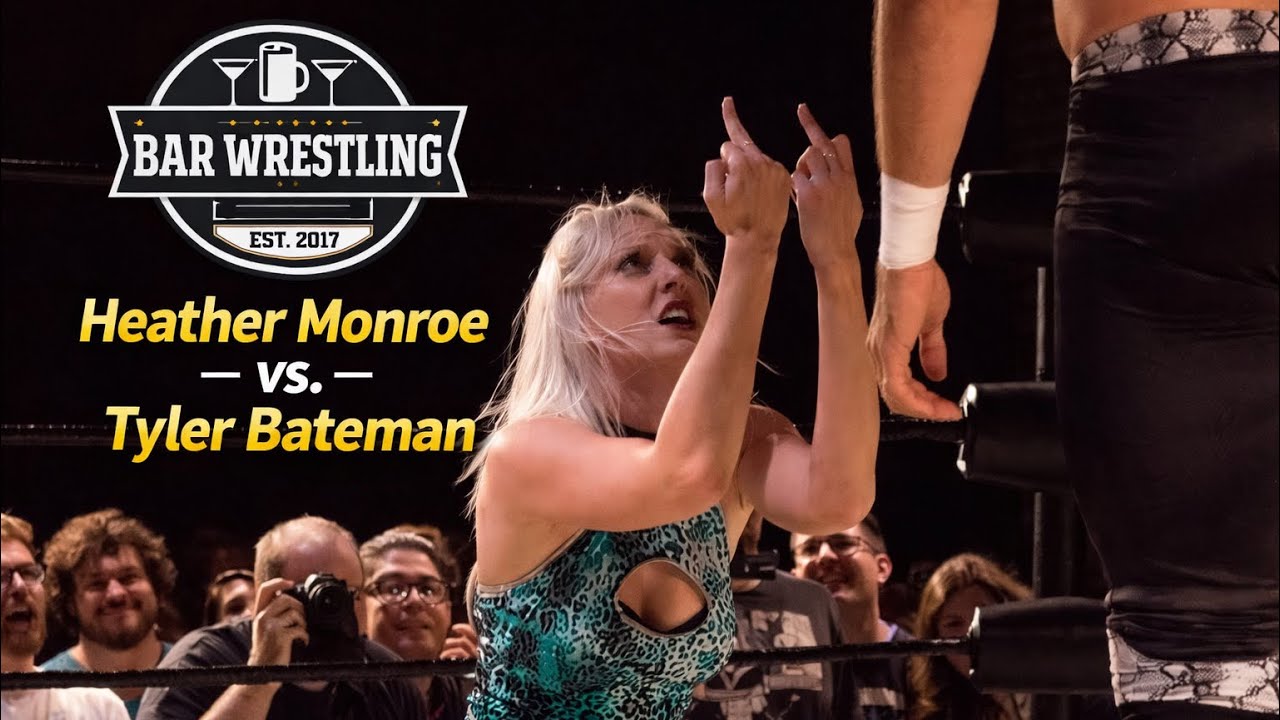 🔥 Heather Monroe vs. Tyler Bateman | Intergender Singles Match | Bar Wrestling