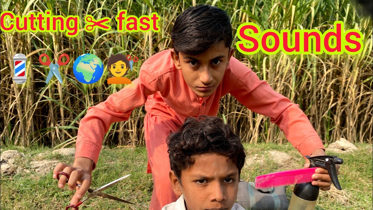 Asmr youngest Barber 💈 ln the world 🌍 fast & Slow Haircut 💇 Dirty  Man Haircut 