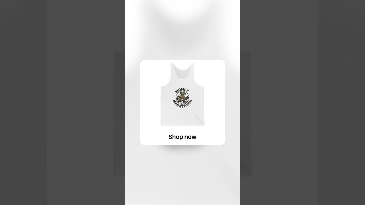 Money Marathon Unisex Jersey Tank - Fitness Gear, Activewear, Gym Outfit, Casual Summer Wear, Gif...
