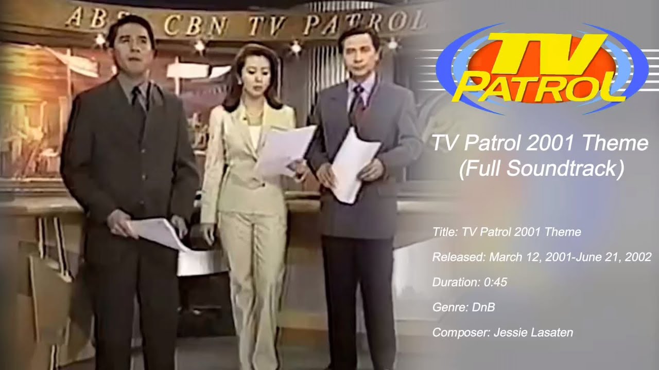 Jessie Lasaten - TV Patrol (2001) FULL DnB Theme Soundtrack