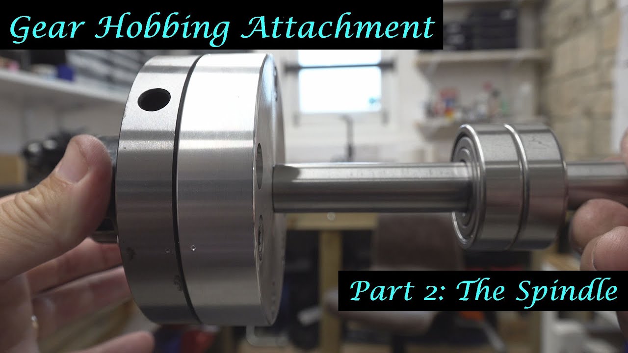 #MT50 Part 2 - Making a Gear Hobbing Attachment. The Spindle. In 4K/UHD by Andrew Whale.