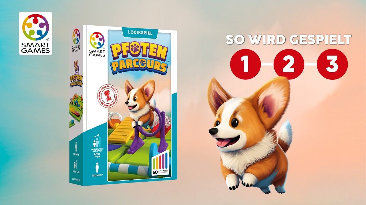 Wie man Pfoten-Parcours spielt - SmartGames