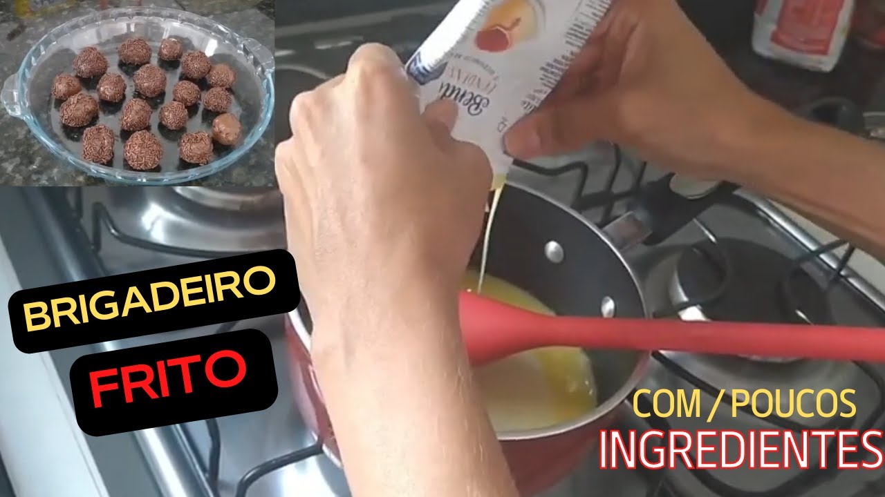 BRIGADEIRO FRITO?? DUVIDO VOC&Ecirc; COMER S&Oacute; UMA VEZ