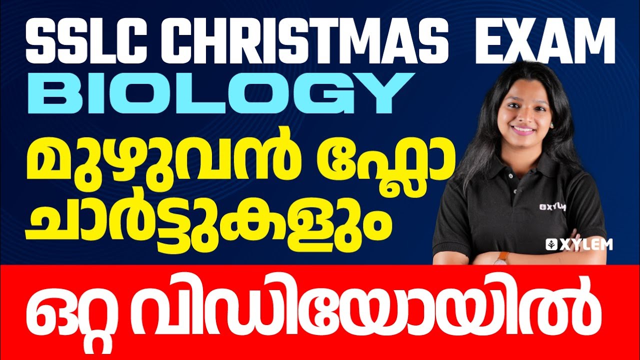 SSLC Christmas Exam Biology | മുഴുവൻ ഫ്ലോ ചാർട്ടുകളും ഒറ്റ വിഡിയോയിൽ | Xylem SSLC