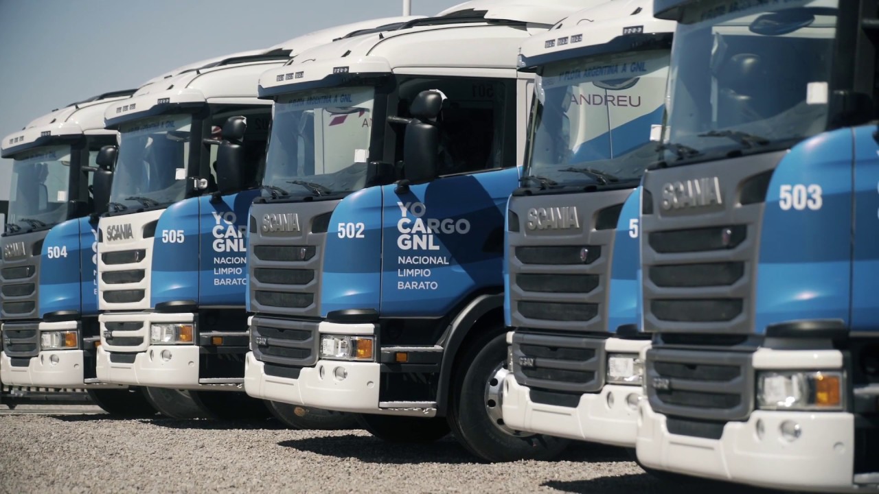 Nuevo combustible: Galileo cargó la primera flota de camiones a GNL de Sudamérica