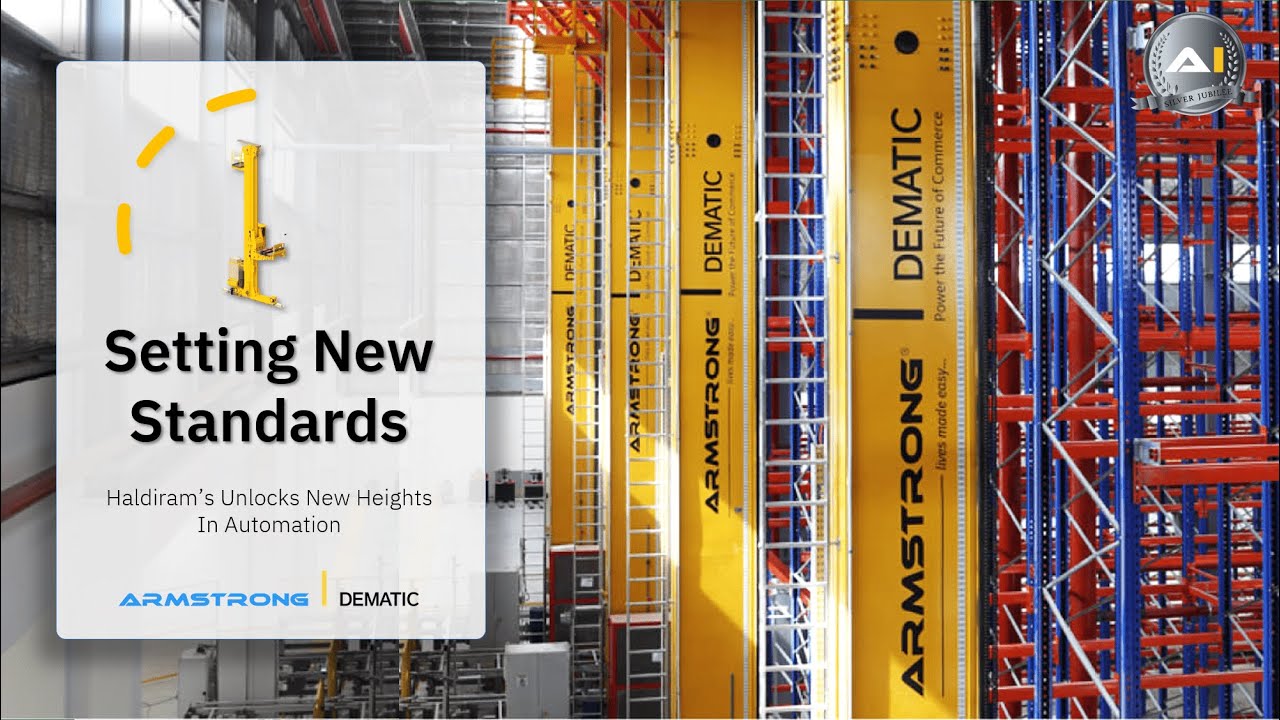 Haldiram's achieves productivity surge with Armstrong Dematic's Asterope Stacker Robot ASRS