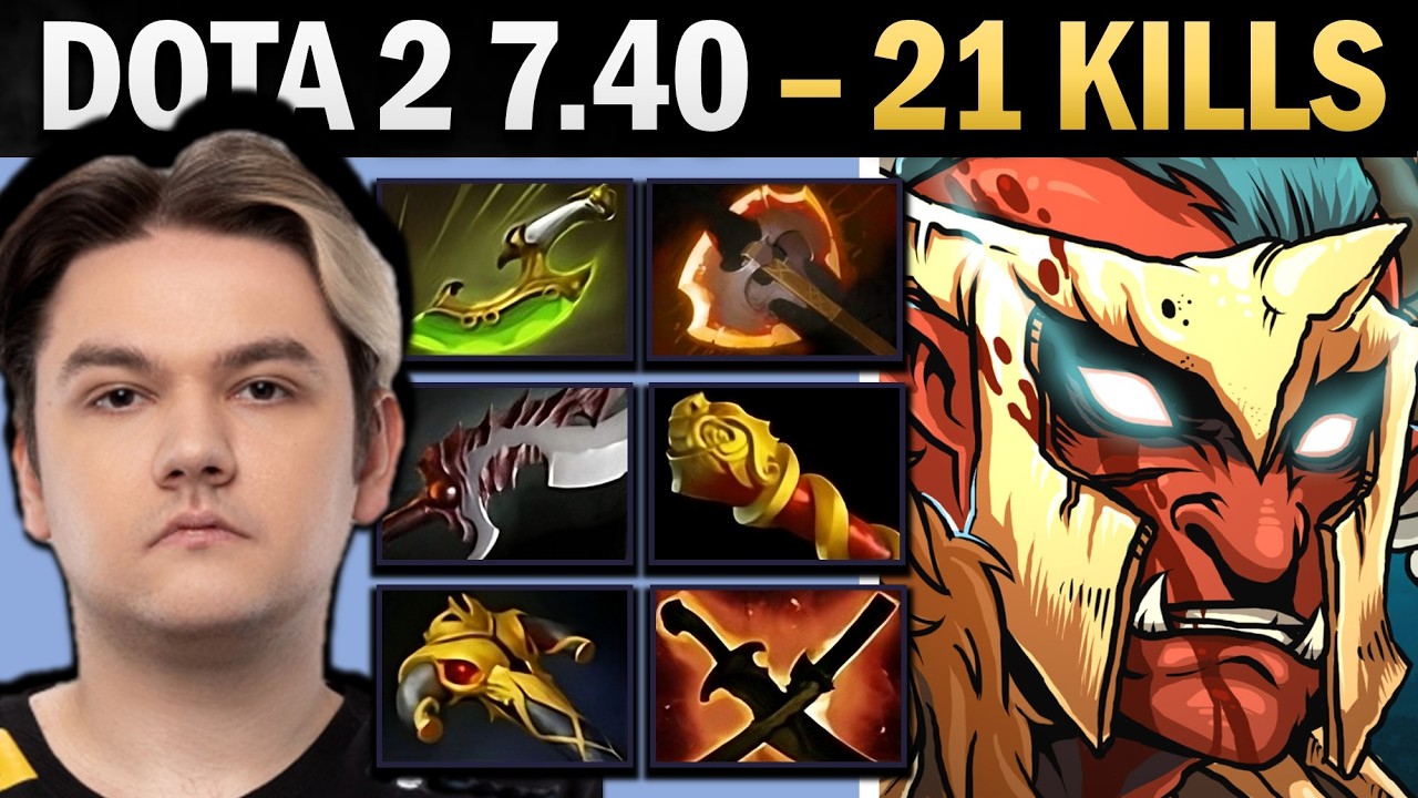 Troll Pro Carry with MKB and 21 Kills - Dota Gameplay