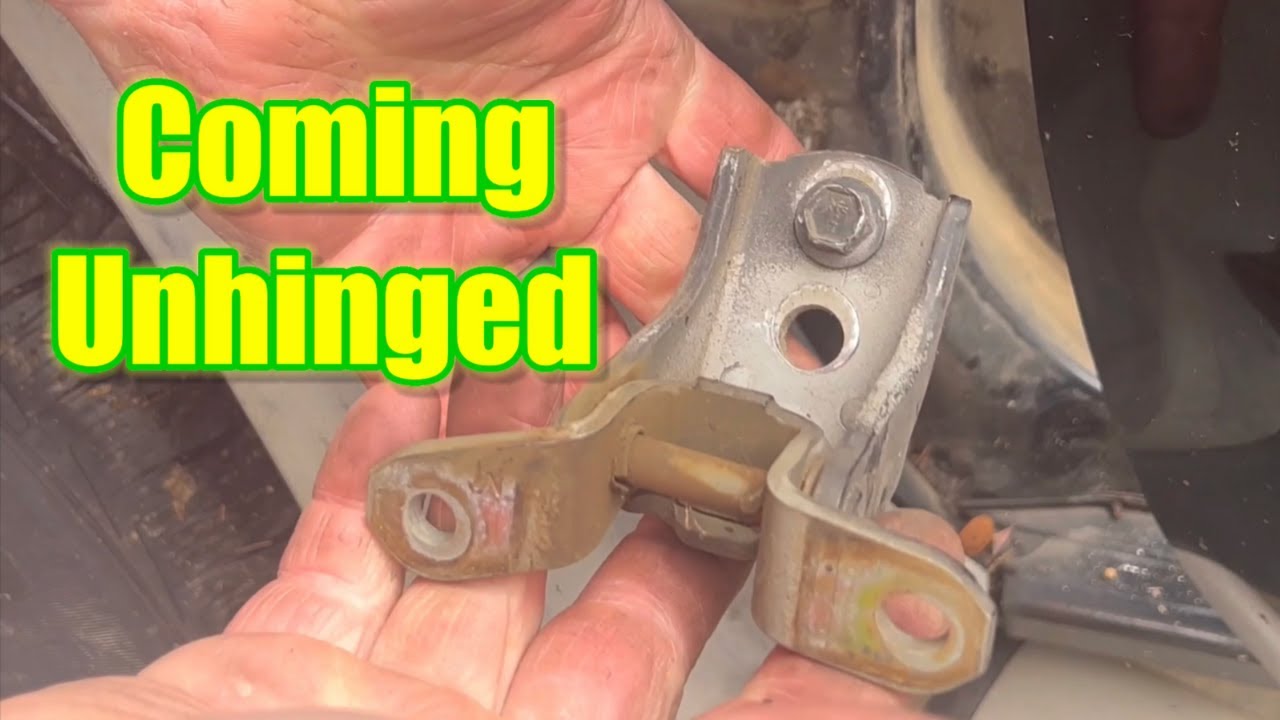 DIY: Door hinge replacement 2001 Nissan Xterra