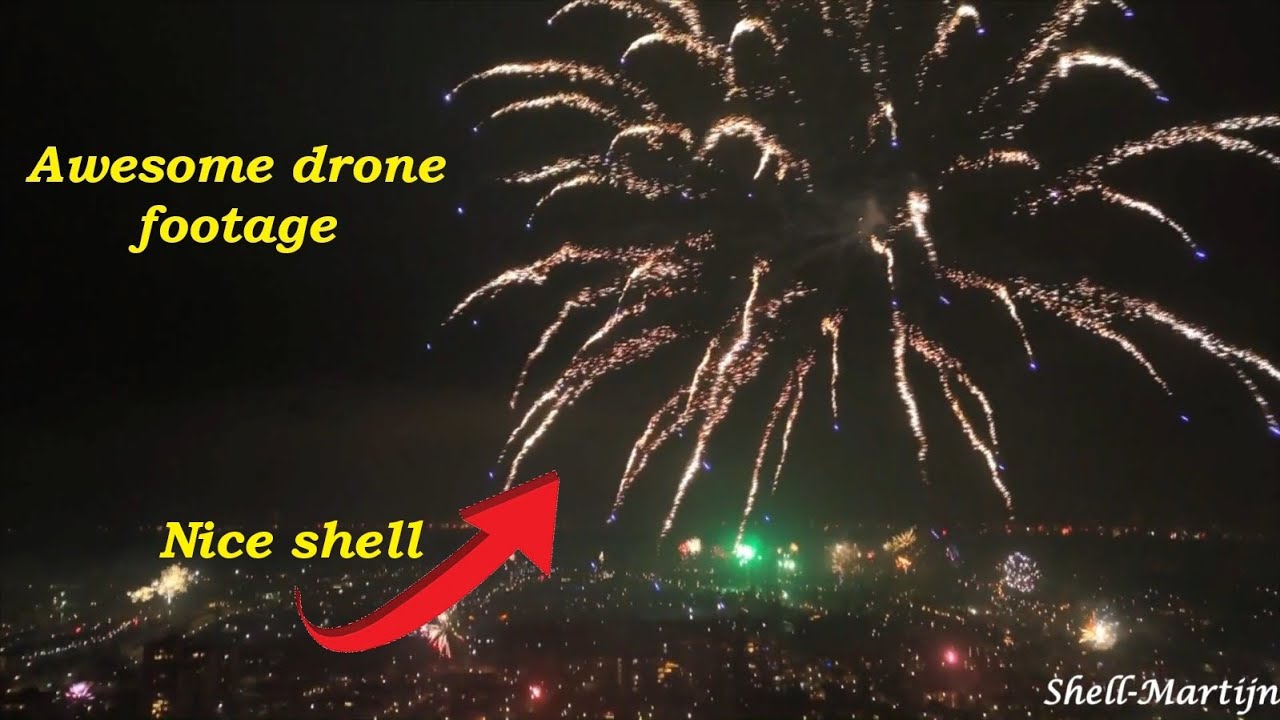 Drone beelden vuurwerk | Shell Martijn