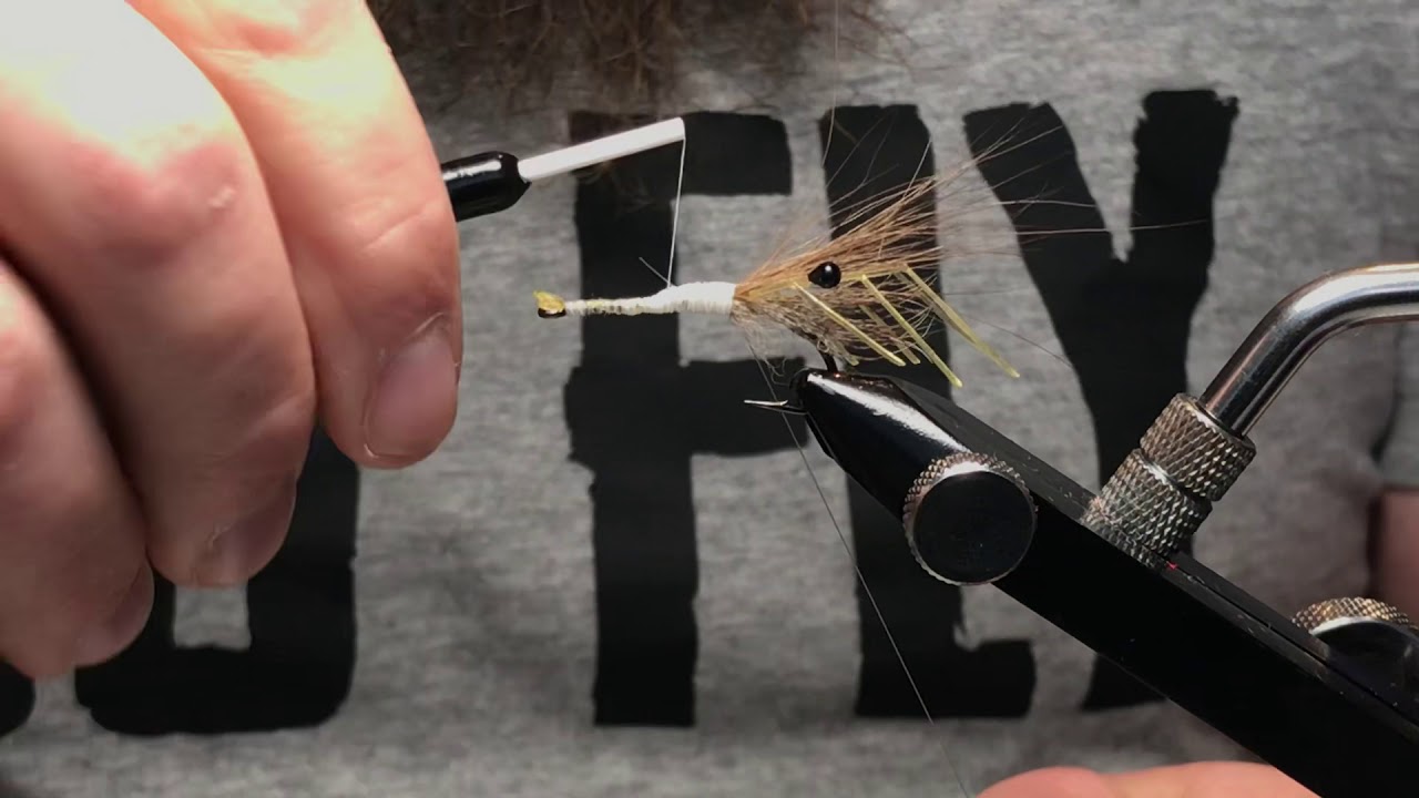 Tying shrimp fly