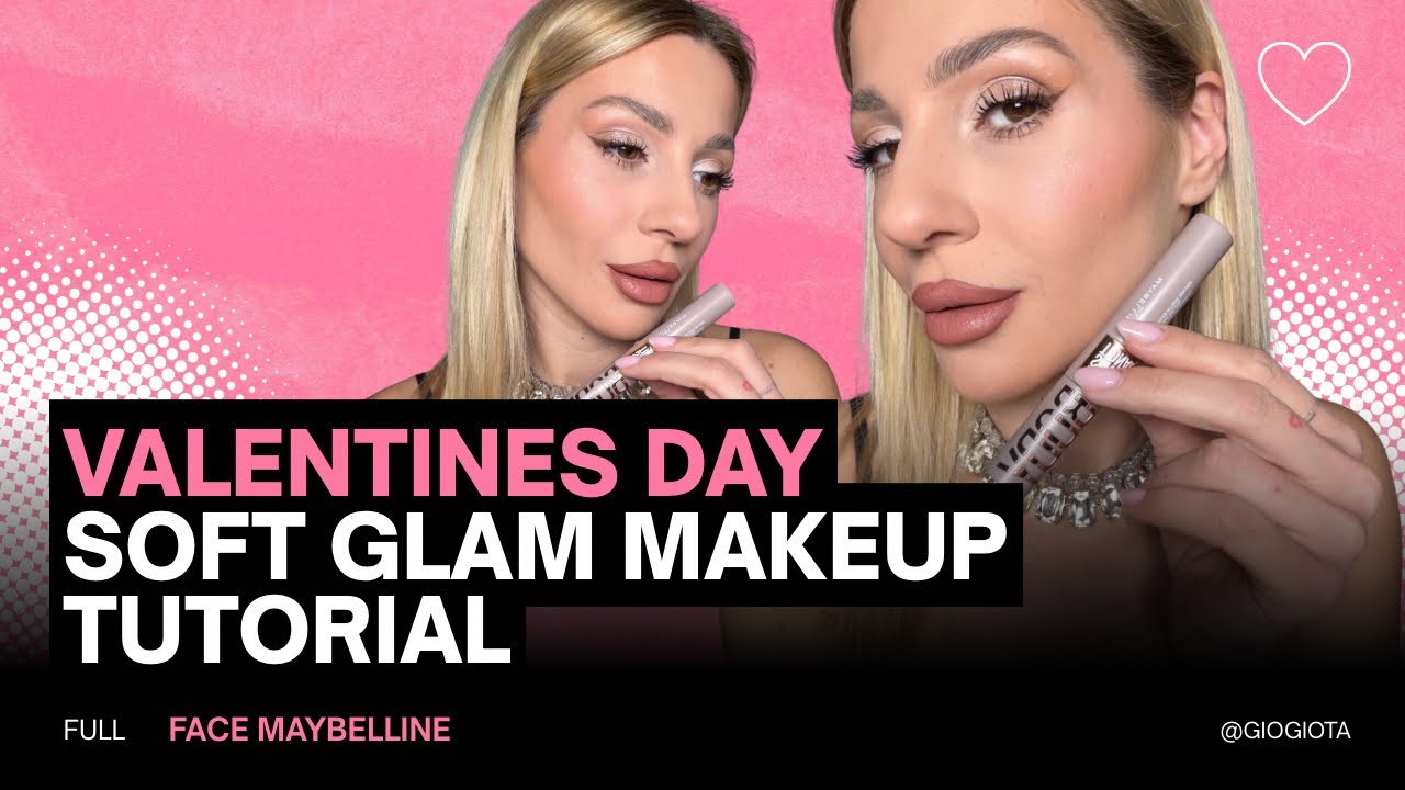 VALENTINES DAY TUTORIAL FULL FACE MAKEUP|| GIO DREVELI