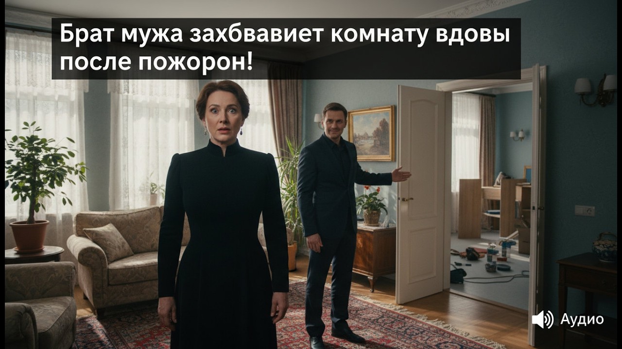 Шурин объявил на поминках: комната вдовы — его спортзал, но тайное завещание всё изменило