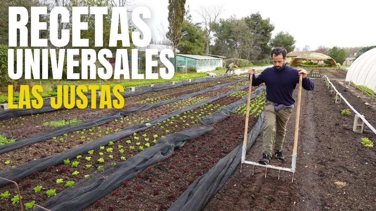 RECETAS UNIVERSALES las justas: CAVAR o NO CAVAR y el poderío del RASTRILLO