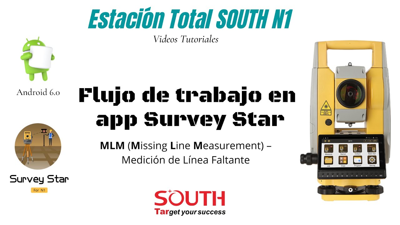 13.- Estación Total SOUTH N1 - MLM Missing Line Measurement – Medición de línea oculta