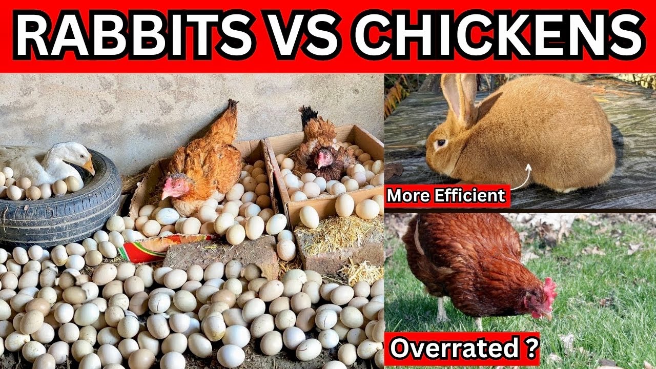 Should Raise Meat Rabbits or  Meat Chickens ?