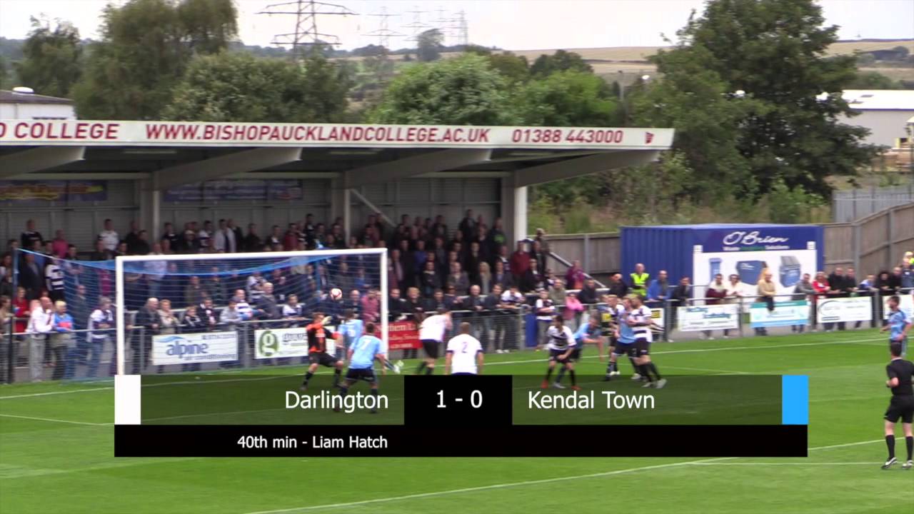 Darlington 7-0 Kendal Town - Evo-Stik First Division North - 2014/15