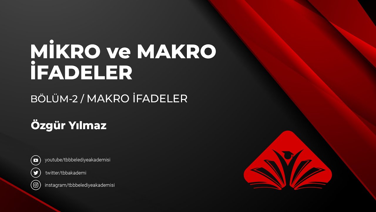 Mikro ve Makro İfadeler (Beden Dili) Eğitimi - 2.B&ouml;l&uuml;m