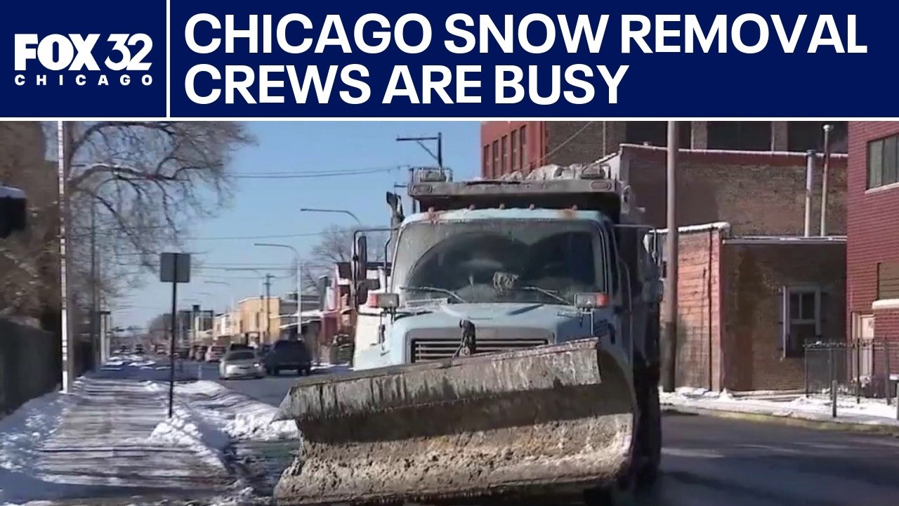 Chicagoland snow removal crews are busy
