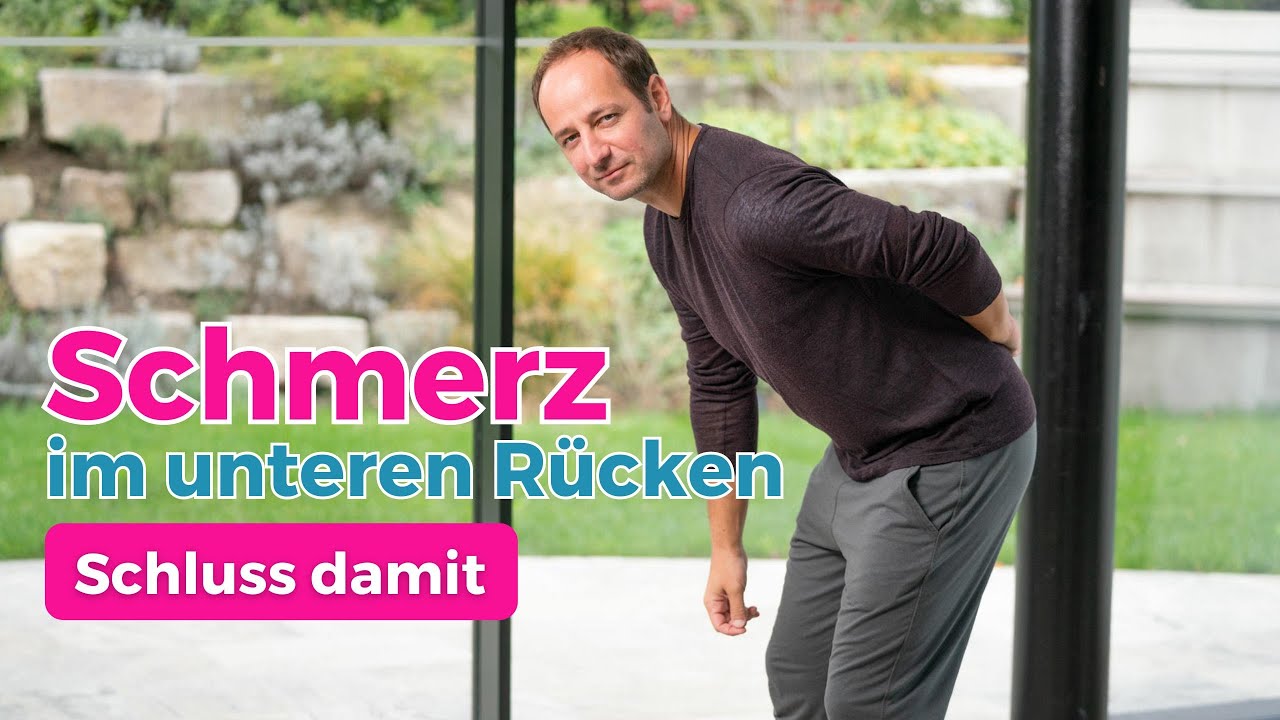 Chronische Schmerzen im unteren Rücken? Die 3 BESTEN Übungen für dich!
