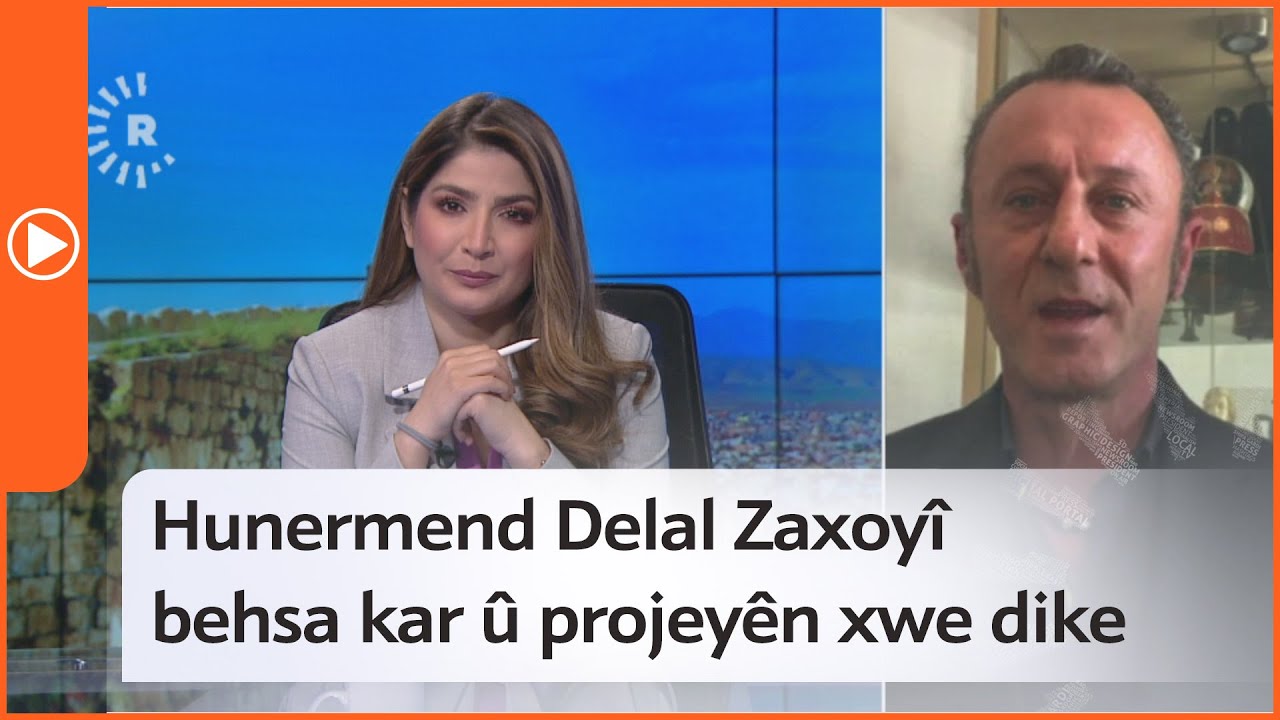 Hunermend Delal Zaxoyî behsa kar û projeyên xwe dike