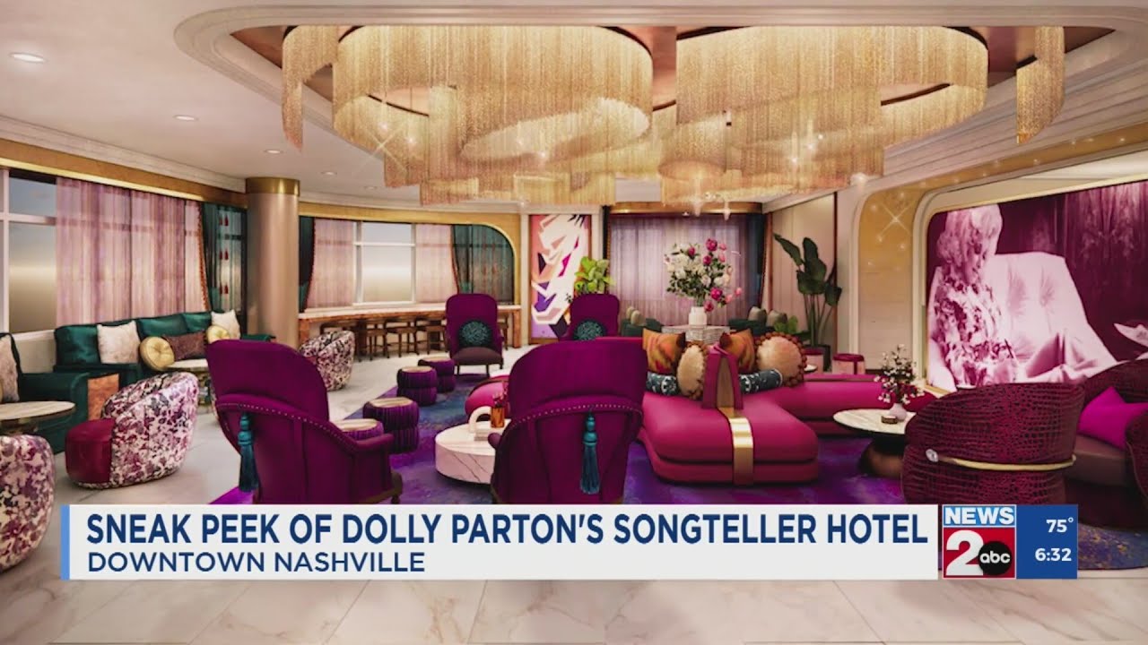 Sneak peek of Dolly Parton's Songteller Hotel