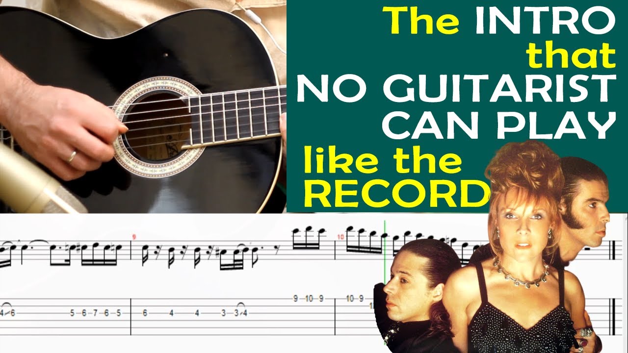 [TAB] Nah Neh Nah INTRO GUITAR Lesson - Vaya Con Dios | Slow Tempo Guitar Tutorial