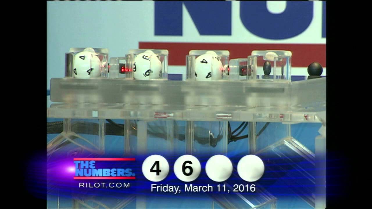 Brent Champagne, Rhode Island Lottery, The Numbers.