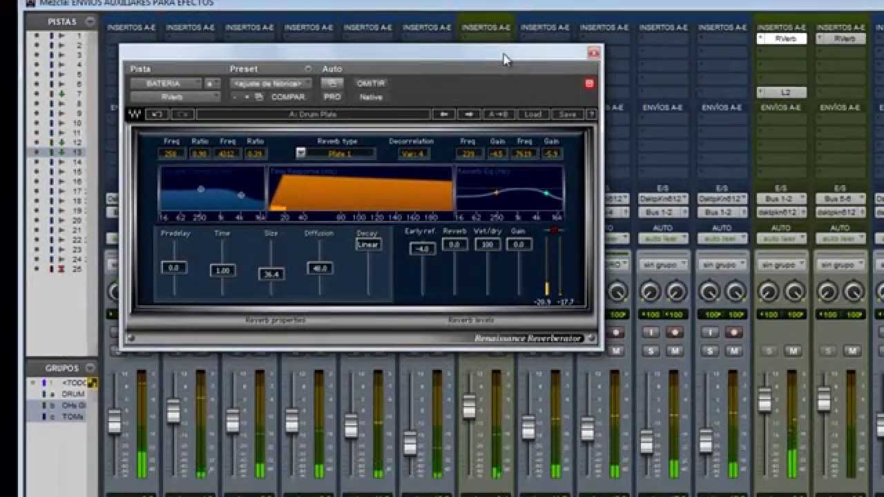 REVERB POR INSERCION O POR ENVIOS