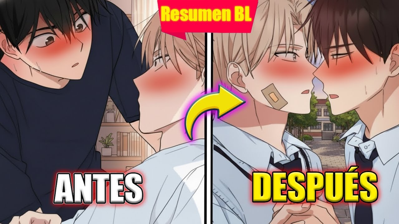 INTENTA SER INVISIBLE EN EL INTERNADO… SU ROOMMATE LO ROMPE A BESOS – RESUMEN BL MANHWA