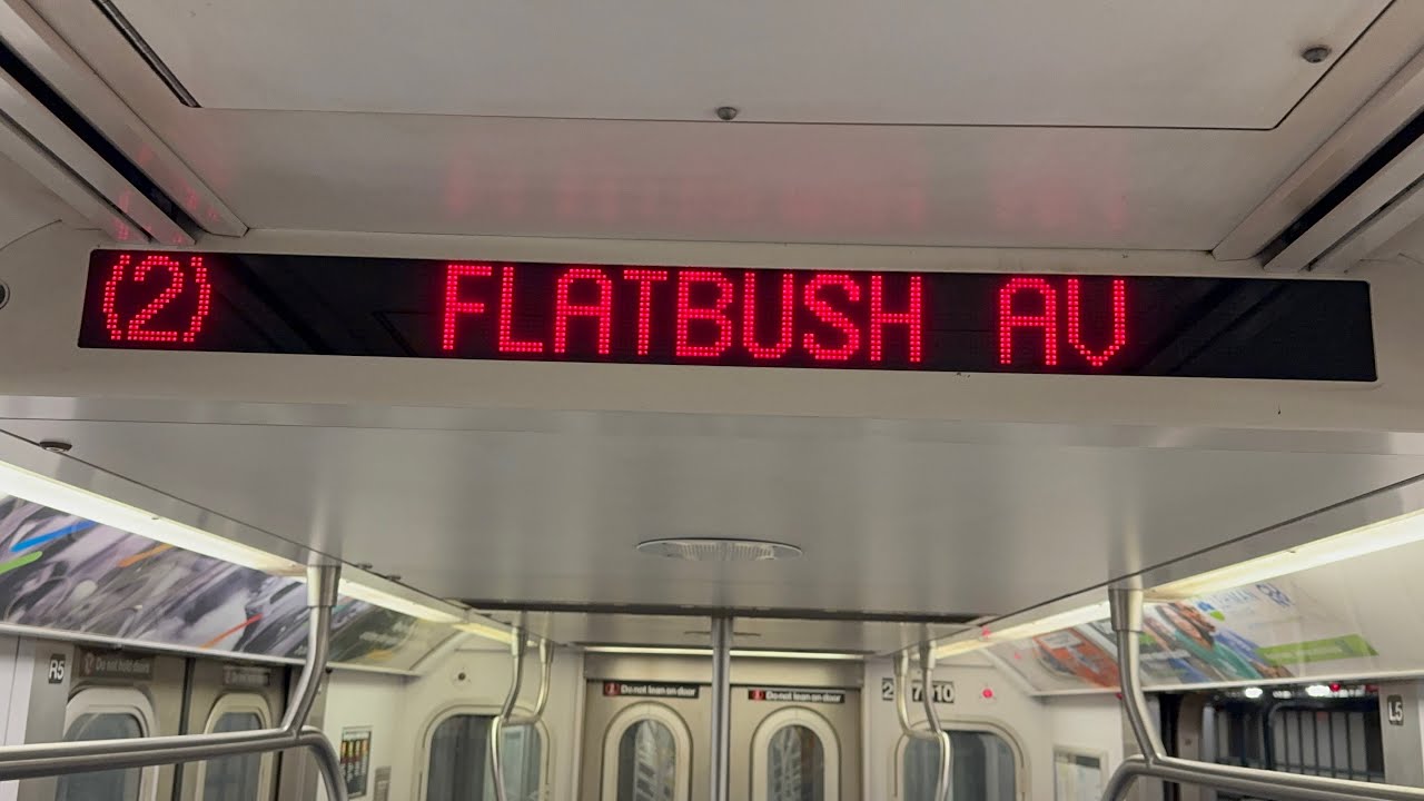 IRT 7 Av Express: R142 (2) Train [Wakefield-241 St to Flatbush Av-Brooklyn College #Reverse4]