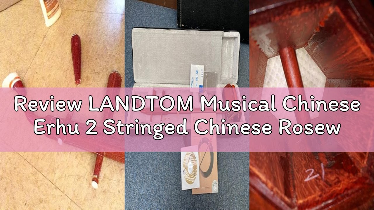 Review LANDTOM Musical Chinese Erhu 2 Stringed Chinese Rosewood Violin Fiddle Instrument Chinese 2 S