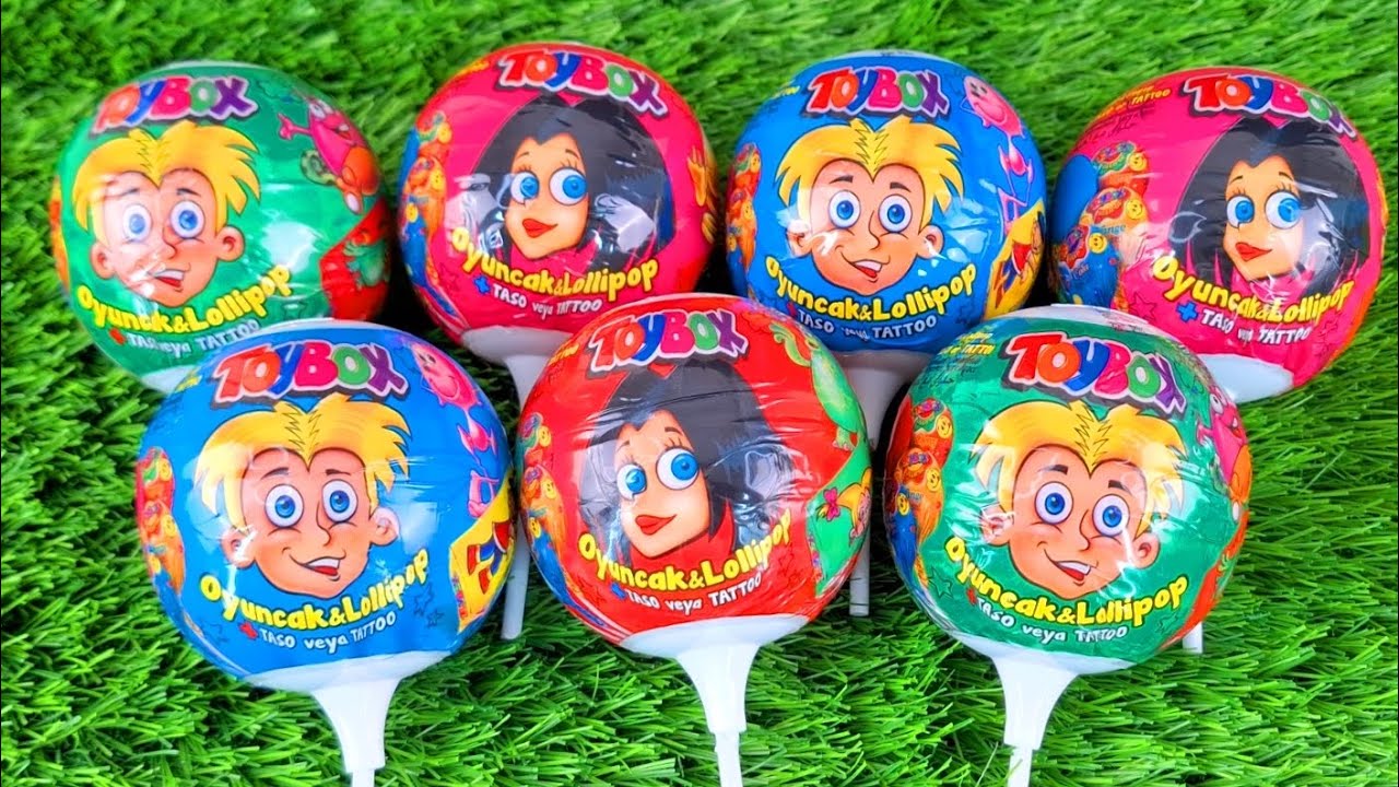 ASMR Most Popular Chocolates / lots of colorful rainbow lollipops candies /unpacking surprise egg
