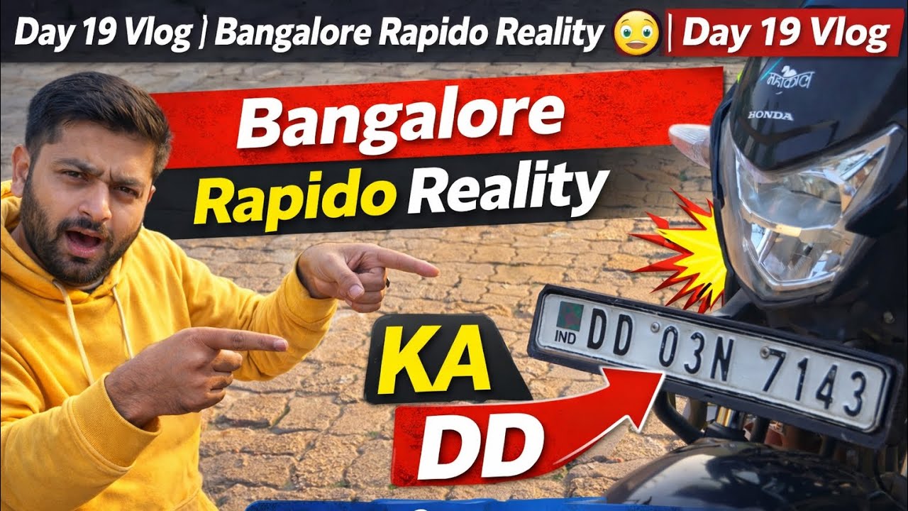 DD Number Plate Pe Hungama 😱 | Rapido Legal Hai Ya Nahi? | Day 19