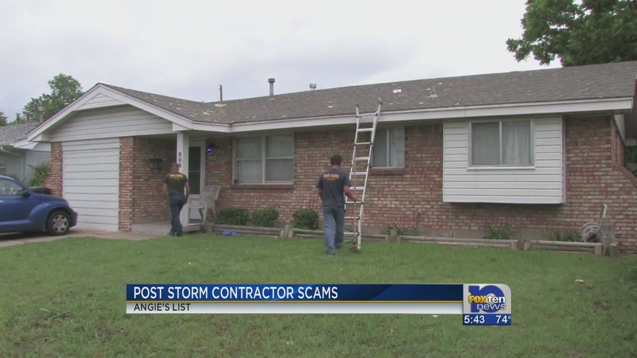 angies list post storm scams