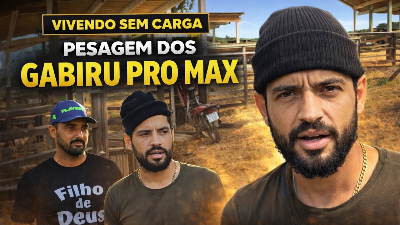 VACINANDO, PESANDO E DIVIDINDO A BOIADA DOS GABIRUS PRO MAX l PEIXE DA LAMA E NATHAN QUEIROZ