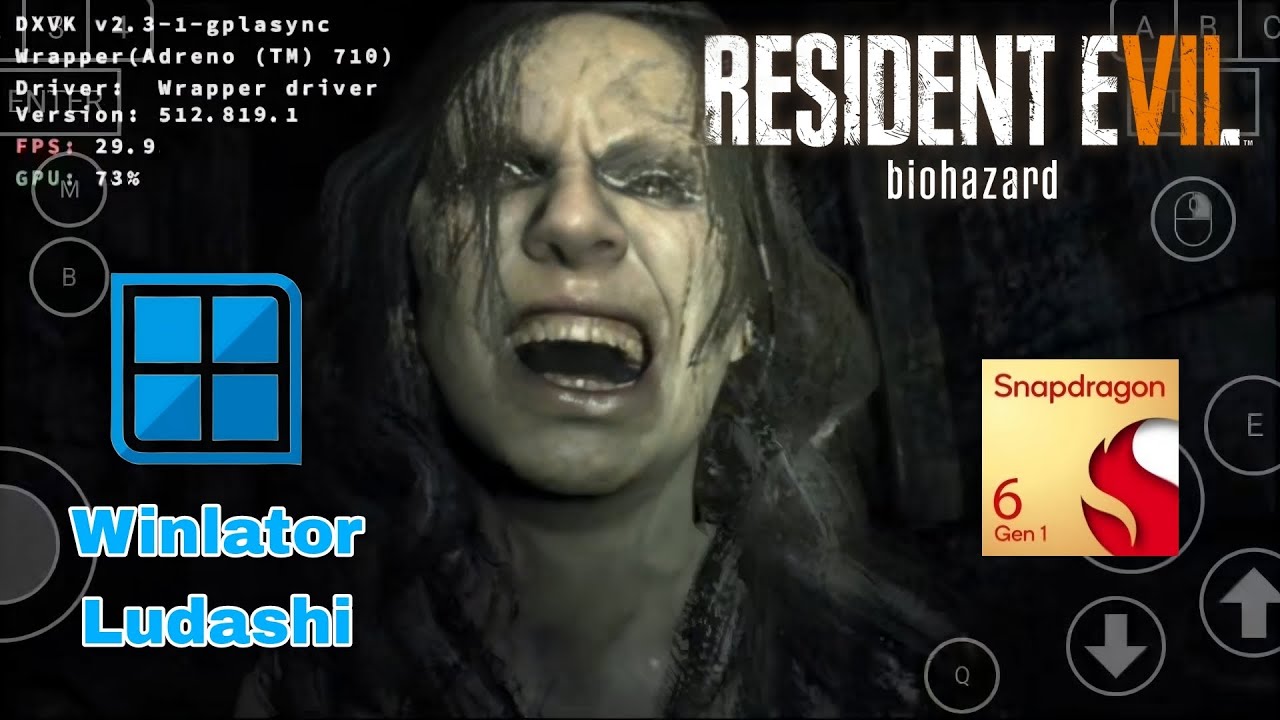 Resident Evil 7 - Snapdragon 6 gen 1 (Adreno 710) | Winlator Ludashi