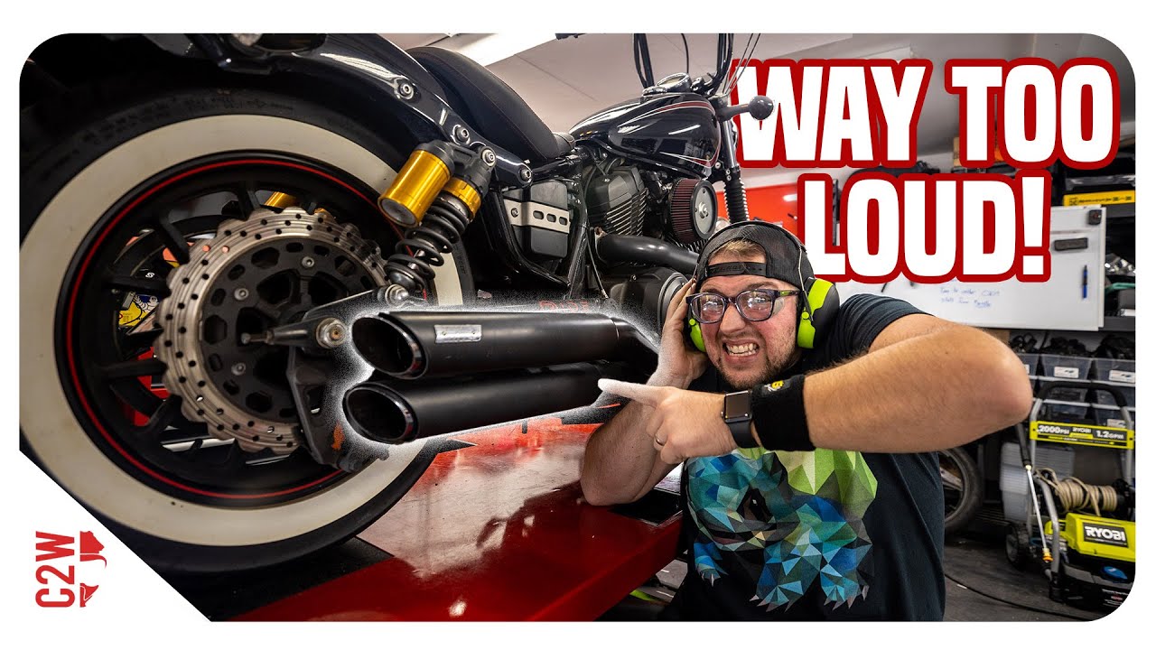 His CRUISER is TOO LOUD!! Fix it for $40!! | Yamaha Bolt Baffles install