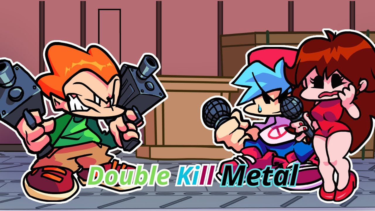 REAL Double Kill from Pico?!? (FNF Double Kill [Metal] but it's Pico VS BF & GF)