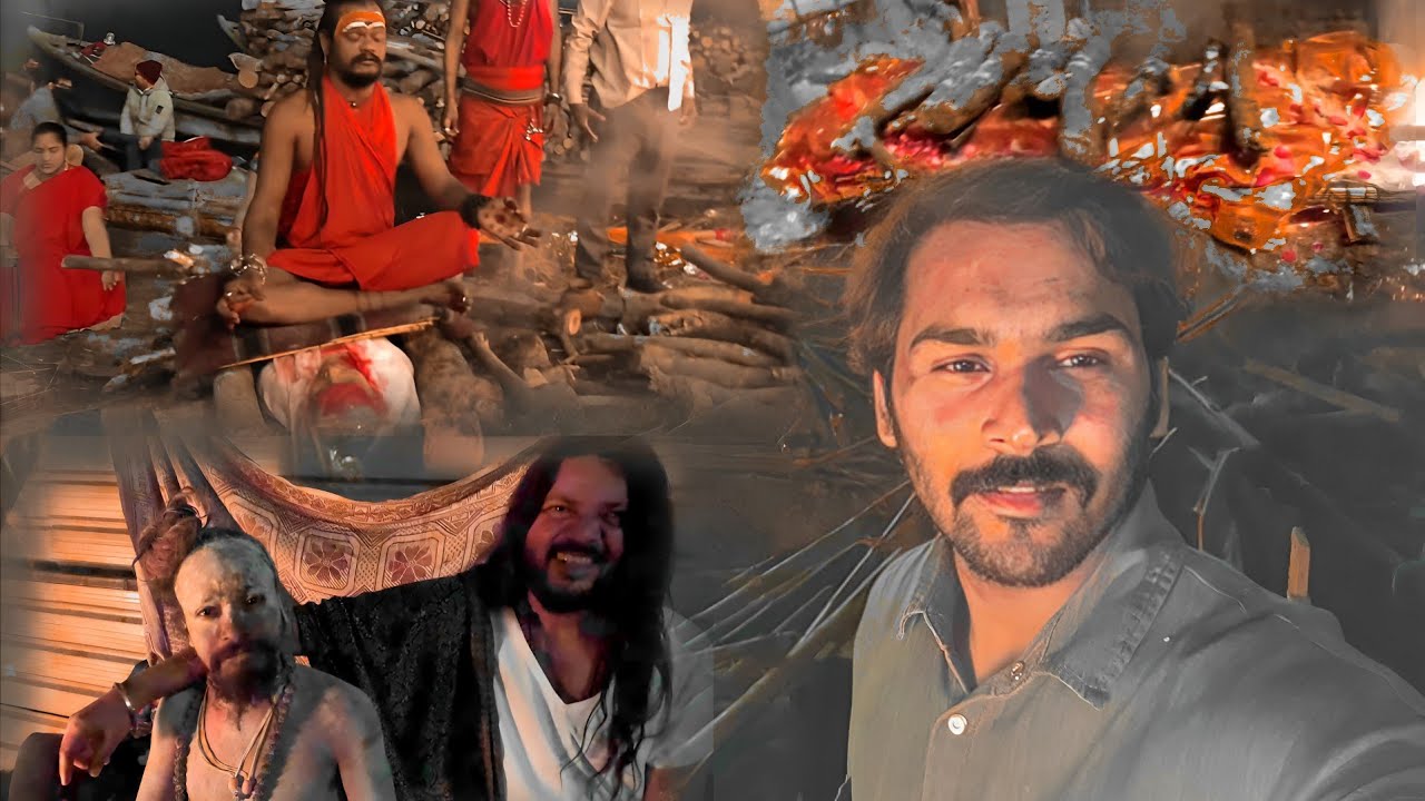SPENDING NIGHT AT SHAMSHAN | MANIKARNIKA GHAT | MEETING WITH REAL AGHORI😨|