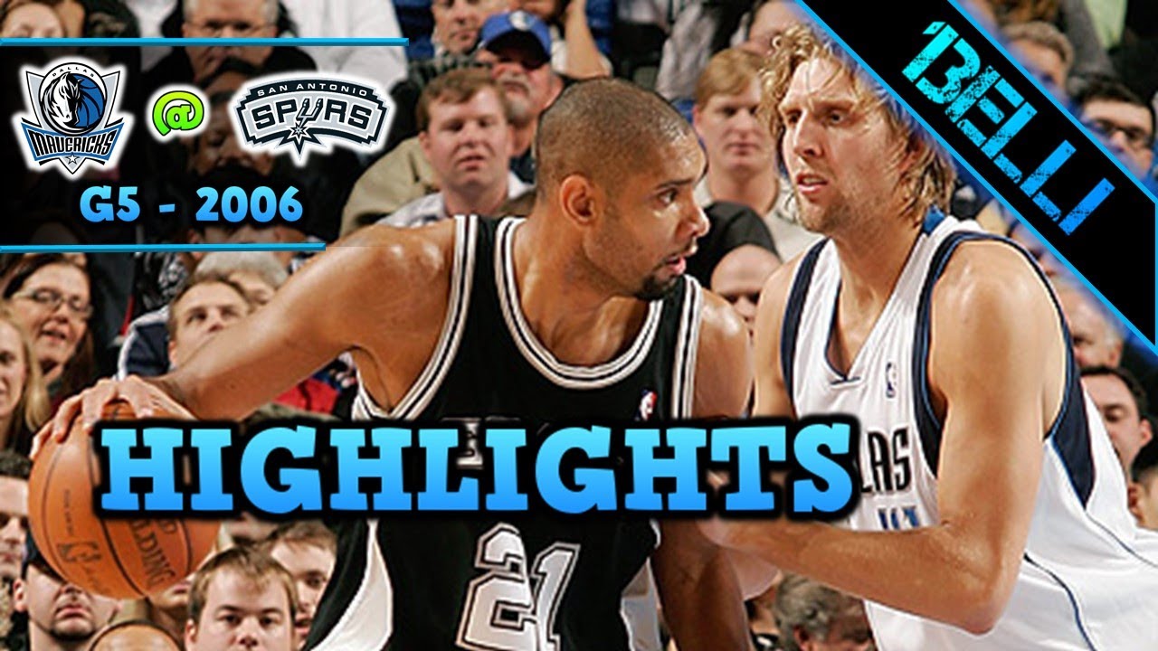 Mavs @ Spurs Highlights G5 Playoffs 2006 (Live🎙F.Tranquillo e F.Buffa) #MerciTony
