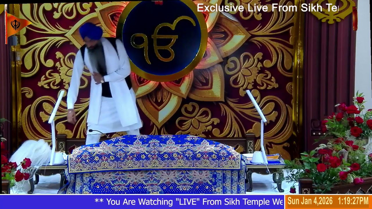 🔴 Live  Sikh Temple West Sac, CA, USA  Jan 4  2026