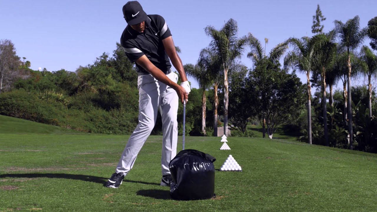 Ready For Eighteen: Tony Finau Trains With SKLZ Smash Bag