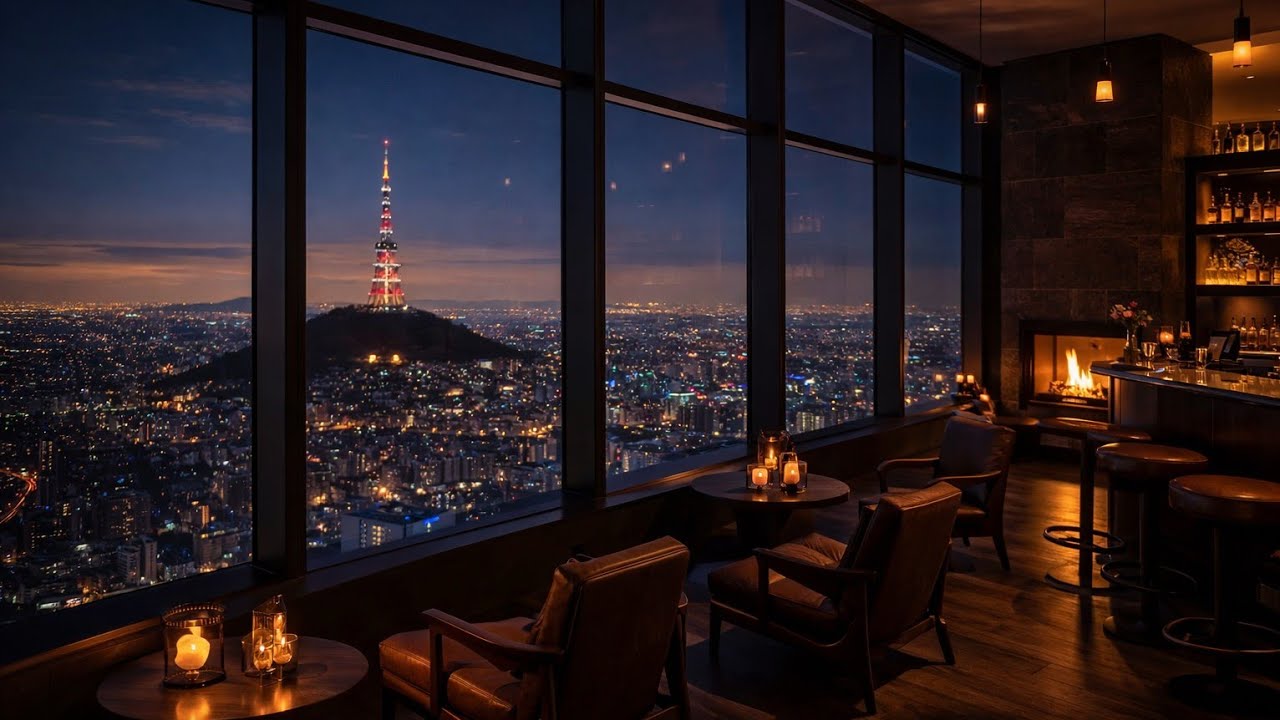 Relaxing Lounge Background Music • Night Chill & Cozy Bar Ambience 
