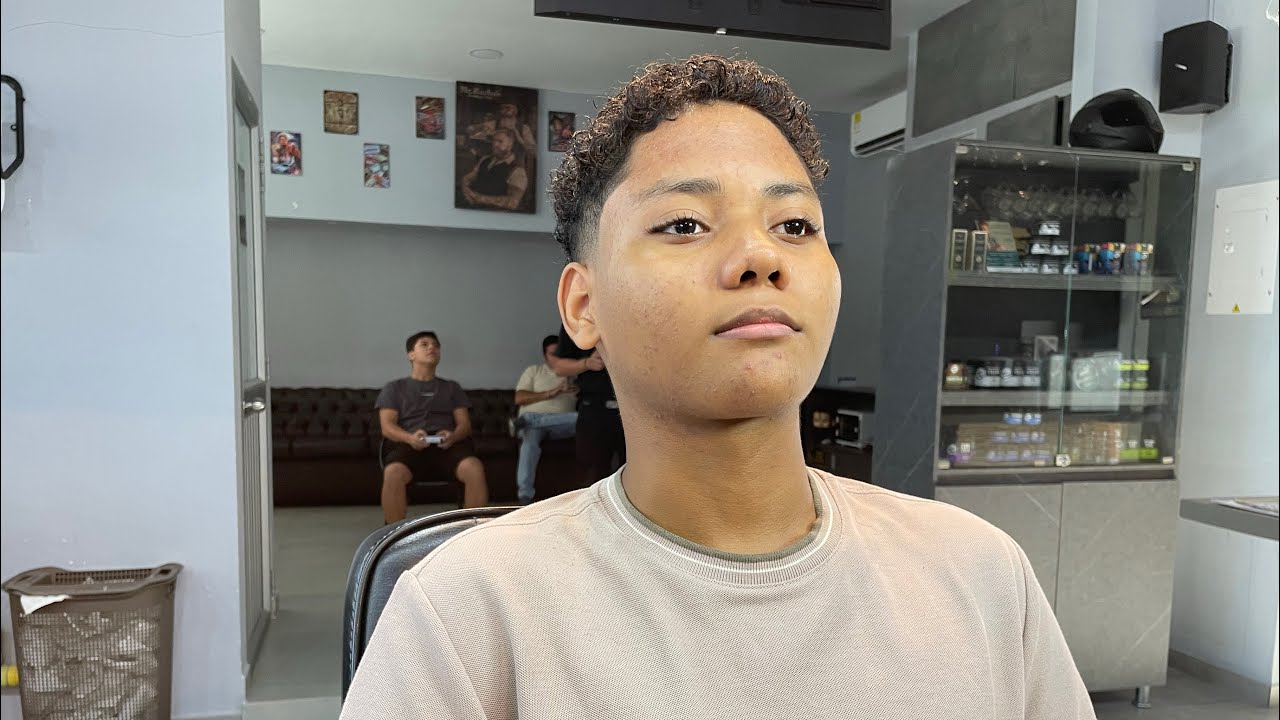 Cabello afro 3 C más taper fade tutorial #barbershop #barber 