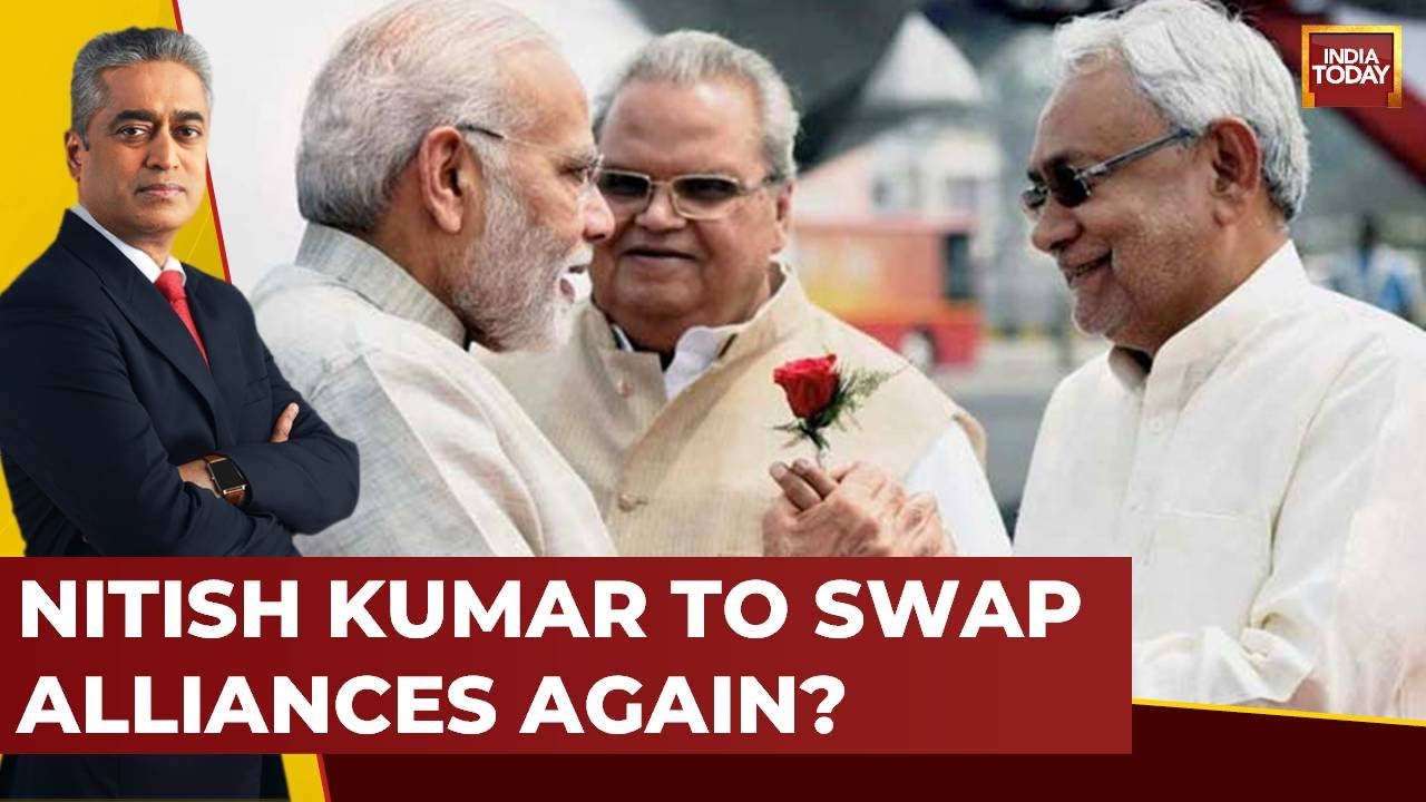 NewsToday With Rajdeep Sardesai: Why Nitish Kumar Is On His 'Paltu Ram' Mode Again? | Bihar Politics