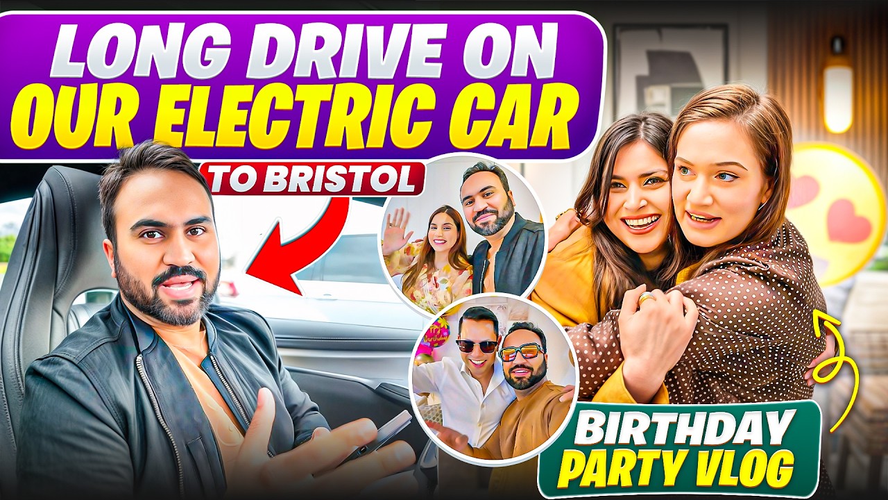 Going For A Long Drive On Our Electric Car To Bristol | @Preeti_Suri  Birthday Vlog | Indian Vlogs