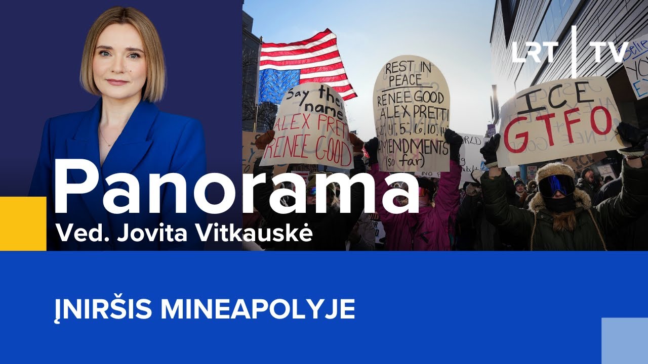 Įniršis Mineapolyje | Panorama | 2026-01-26