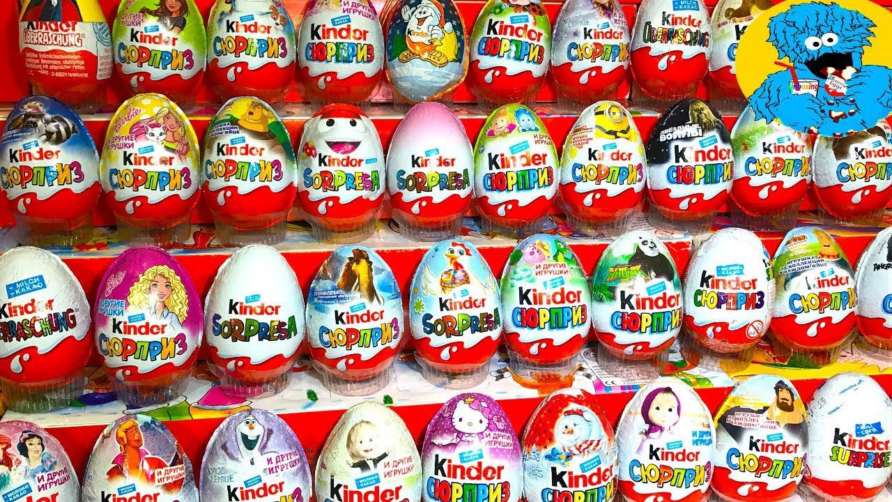 40 Cерий С Фигурками из Яиц Сюрпризов, Unboxing Collections Surprise Eggs