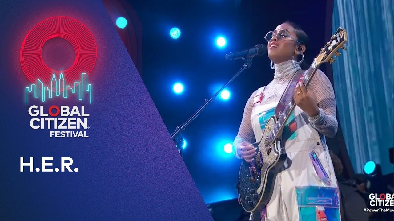 H.E.R. performs Make It Rain | Global Citizen Festival NYC 2019