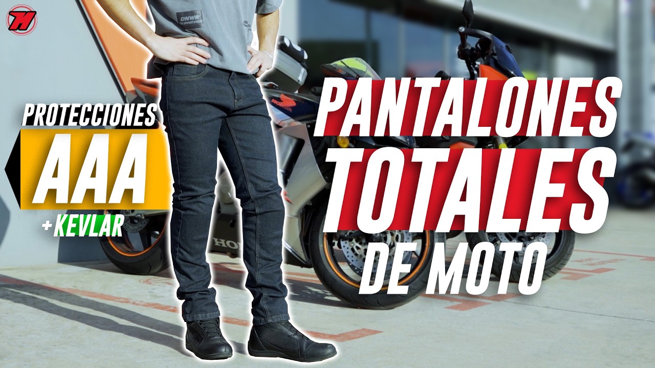 Pantalones de KEVLAR para MOTO con SEGURIDAD AAA 🔥Armure Bernar